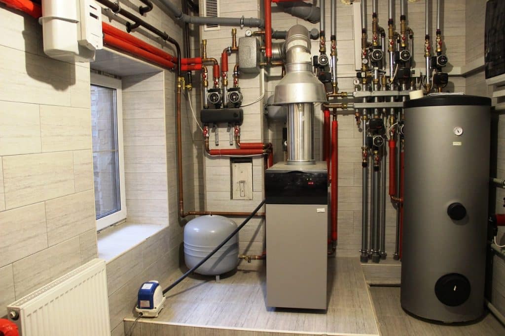 water heater and pipes