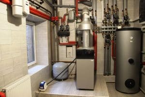 water heater and pipes